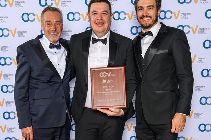 Top gong for golf club