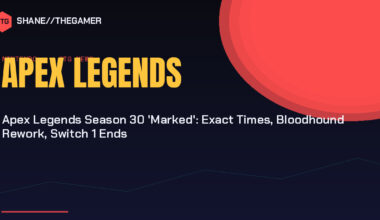 Apex Legends Season 30 'Marked': Exact Times, Bloodhound Rework, Switch 1 Ends