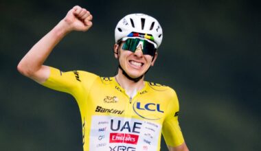 Pogačar unexpectedly wears Geelong brand in Tour de France win