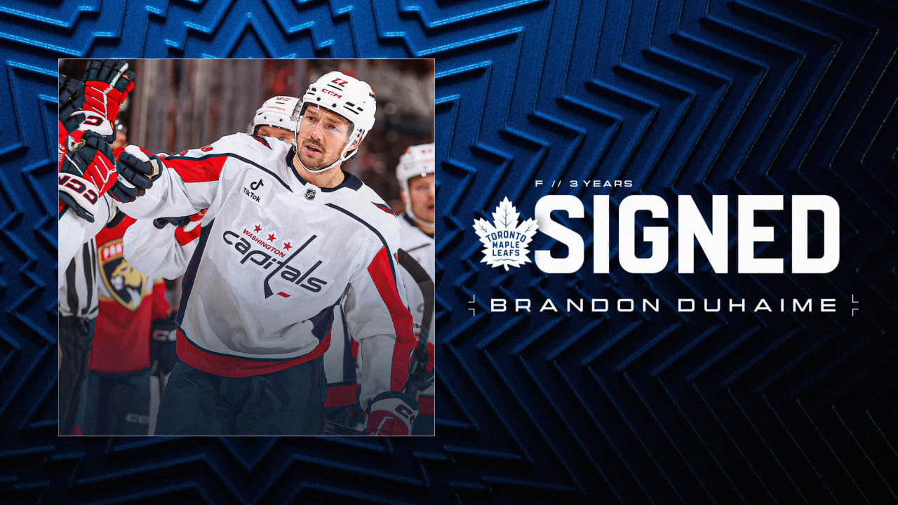 Maple Leafs Sign Forward Brandon Duhaime