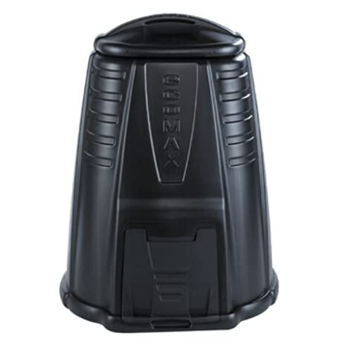 Outdoor Garden Compost Bin 220l, Strata Gn332 Cylindrical Composter With Hatch Door