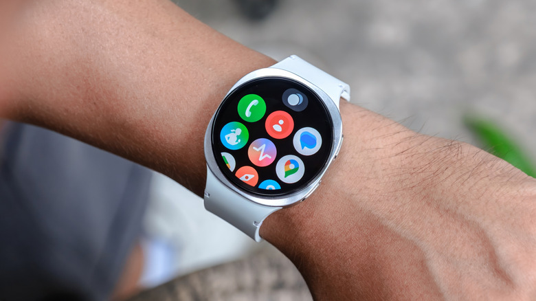 Samsung Galaxy Watch8 on the wrist of a person
