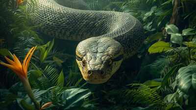 This snake weighing 1100kgs, as long as a small plane was the ultimate prehistoric mega-predator of the Amazon rainforest