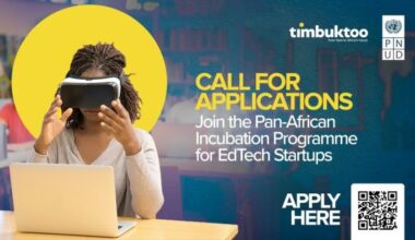 Call For Applications: UNDP Africa Timbuktoo Pan-African Incubation