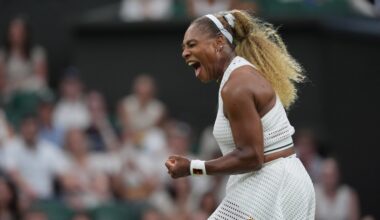 Serena Williams 'enjoyed the moment' despite 3-set loss at Wimbledon : NPR