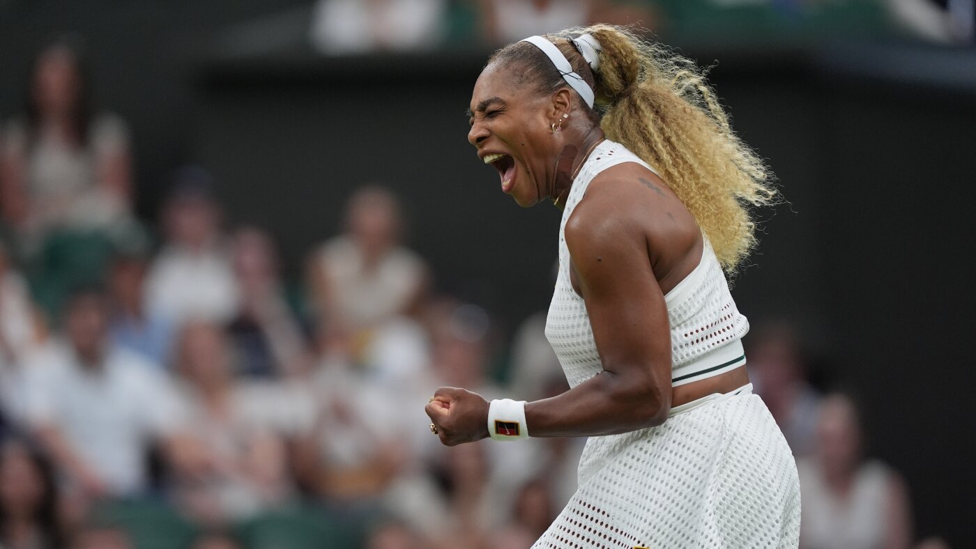 Serena Williams 'enjoyed the moment' despite 3-set loss at Wimbledon : NPR