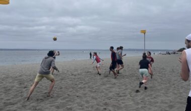 Beach korfball draws Seattle basketball players to a new, mixed-gender game