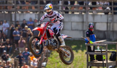 Hunter Lawrence wins Spring Creek 450 Moto 2 and overall after Jett Lawrence crash