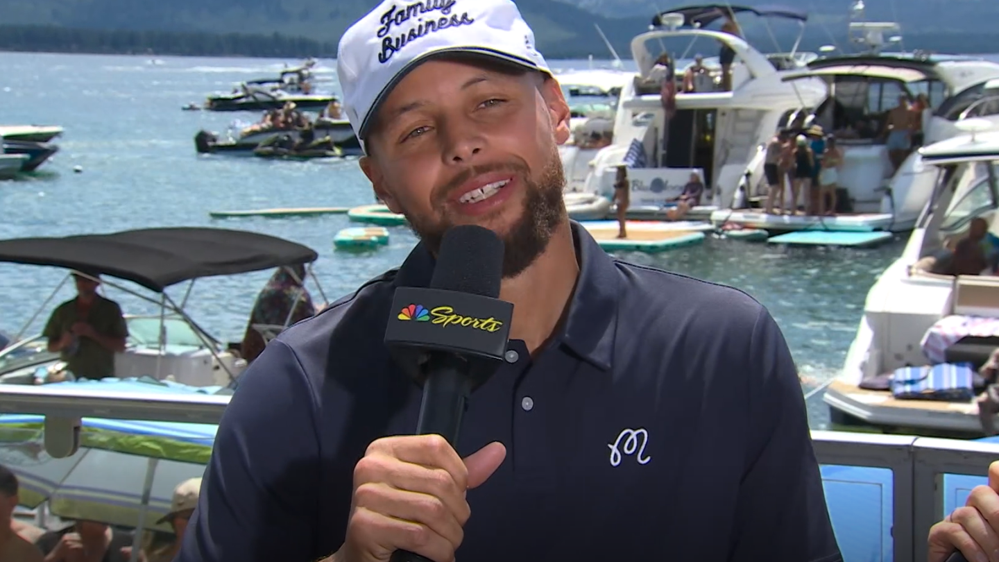 Steph Curry on his PGA Tour career prospects and LeBron possibly joining the Warriors