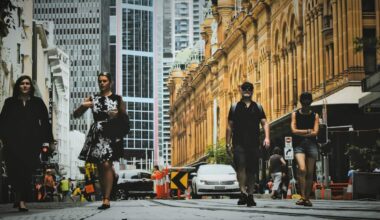 An image of shoppers' walking along a street.