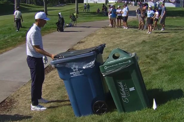 Jordan Spieth makes birdie from under some rubbish bins, is already in vintage form at the John Deere Classic – Australian Golf Digest