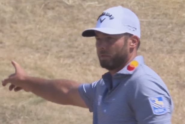 British Open 2026: Watch Sam Burns hole out from bunker to match men’s major scoring record at Royal Birkdale – Australian Golf Digest