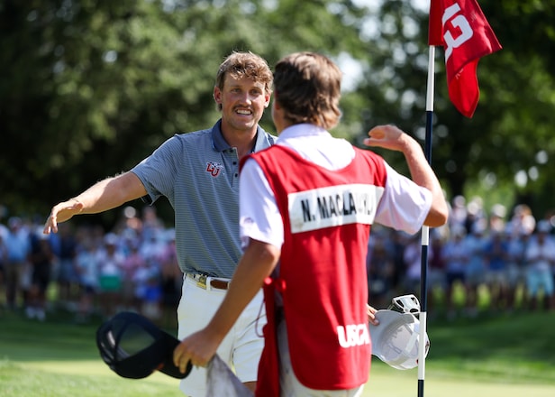 Lucky to be in the U.S. Junior, Noah Maclauchlan pulls off huge upset over Miles Russell to win title – Australian Golf Digest