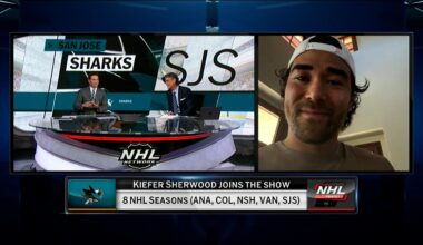 NHL Tonight: Kiefer Sherwood on Sharks transition