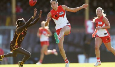 Swans downed by Hawks in AFLW Practice Match