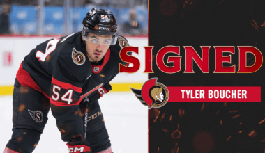 Senators agree to terms with forward Tyler Boucher on a one-year, two-way contract