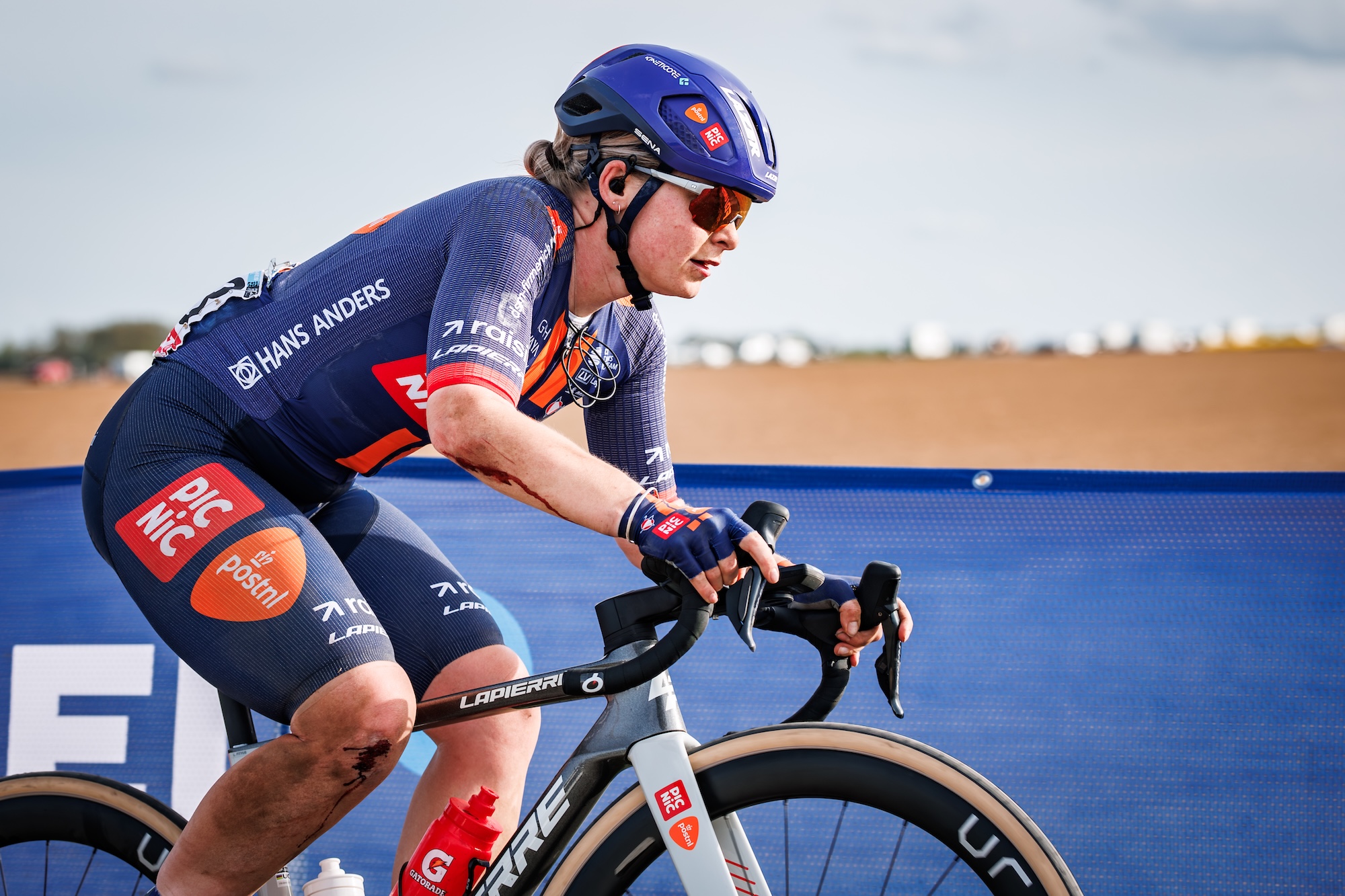 Lucie Fityus of Team Picnic PostNL during Paris-Roubaix Women Elite 2026