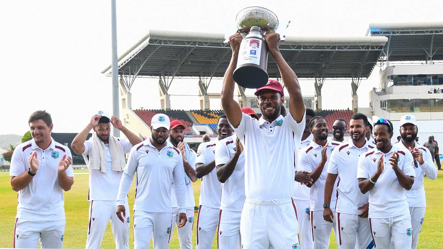 Windies draw second Test, win first series in three years