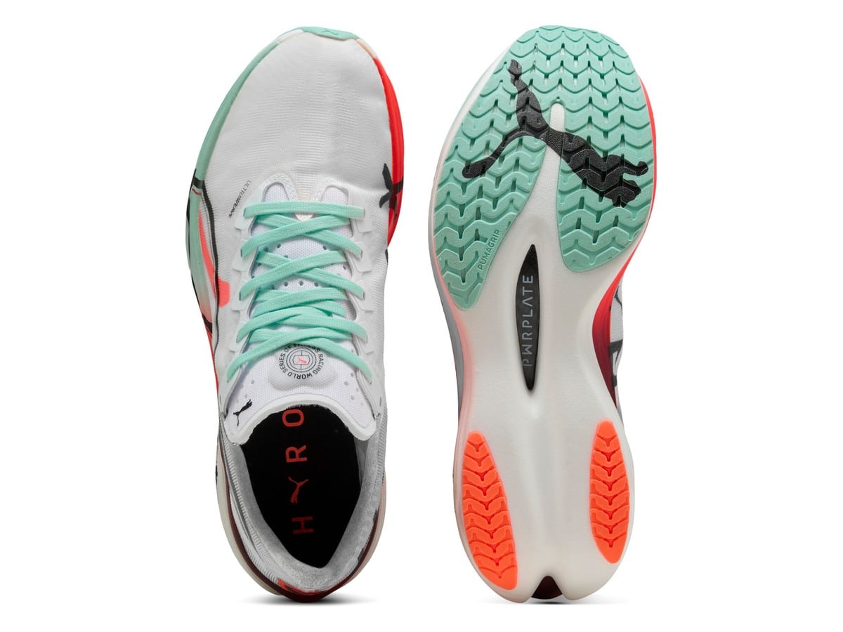 Top and PumaGrip outsole view of the PUMA Deviate NITRO Elite 3 x HYROX