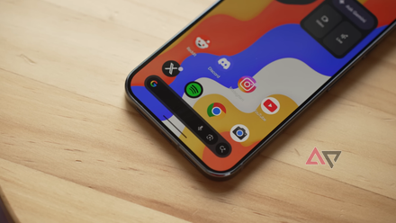 The Pixel 10 Pro XL showing the installed apps on the home screen