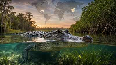 Why true alligators are found in only two places on Earth: The extraordinary story of a 70-million-year survival