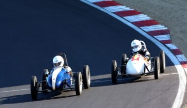 Historic single-seaters celebrate a century of power at Brands Hatch