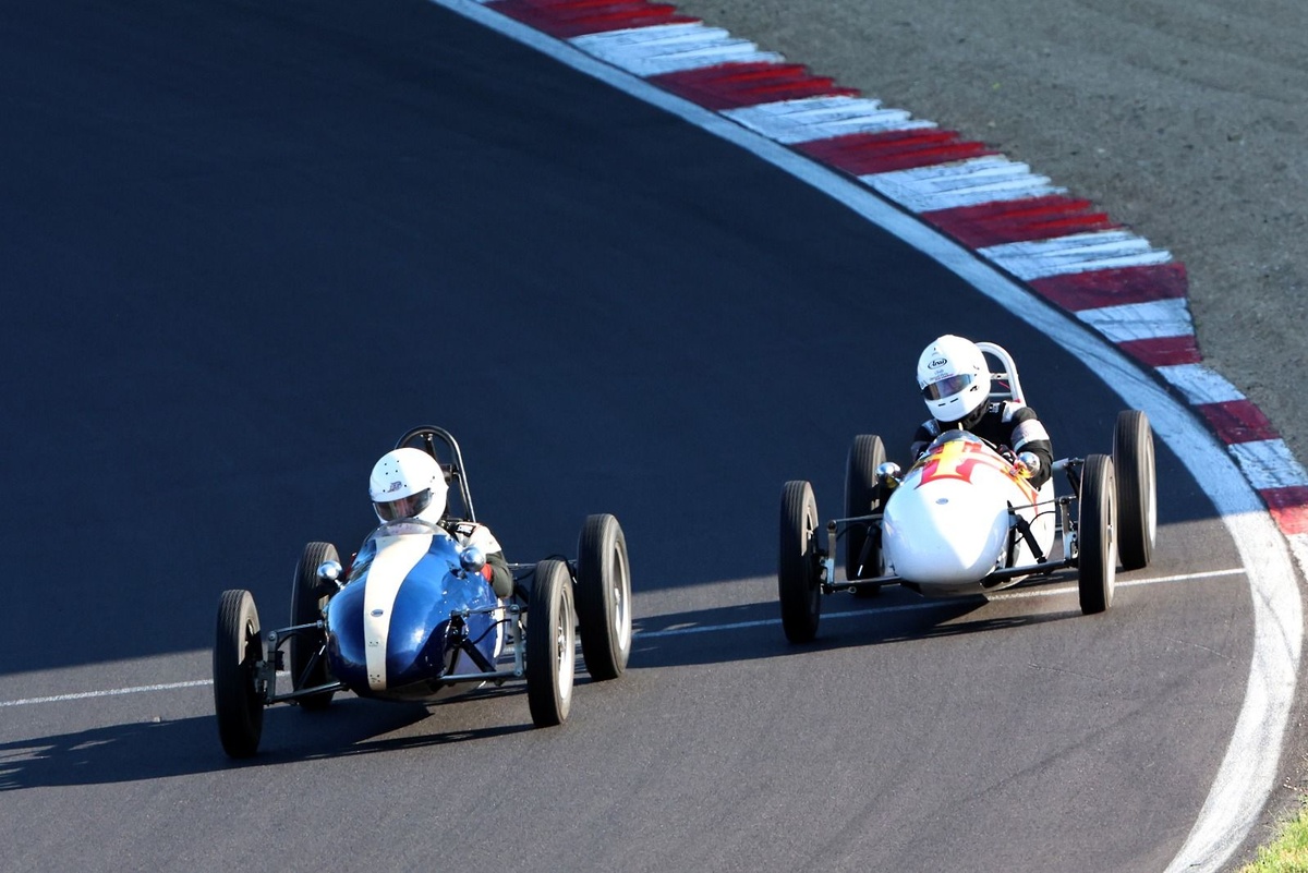 Historic single-seaters celebrate a century of power at Brands Hatch