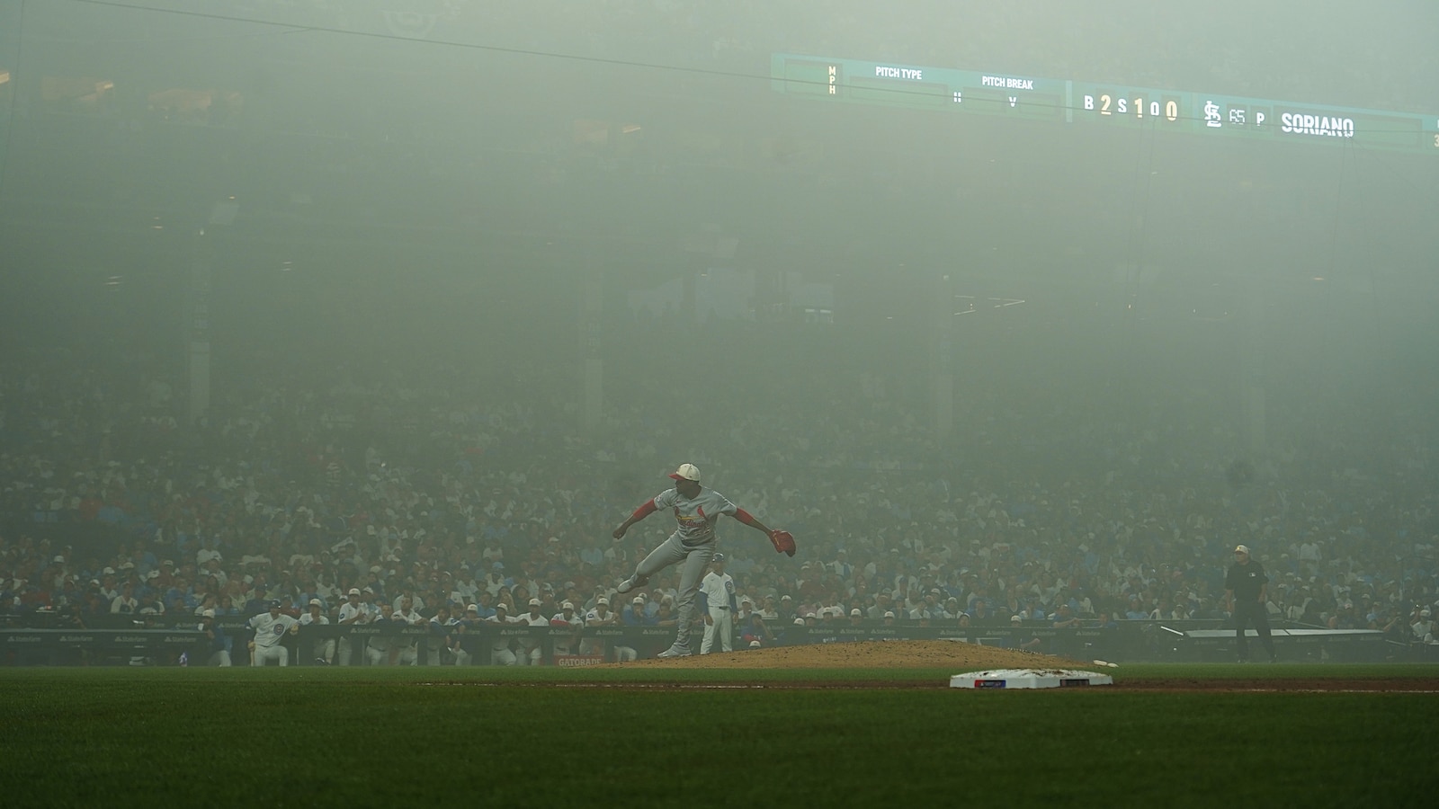 Wetherholt has HR, 3 hits to lead Cards past Cubs 3-0 at foggy Wrigley