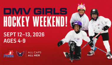 Registration Now Open for DMV Girls Hockey Weekend, Taking Place at 16 Local Hockey Rinks on Sept. 12-13