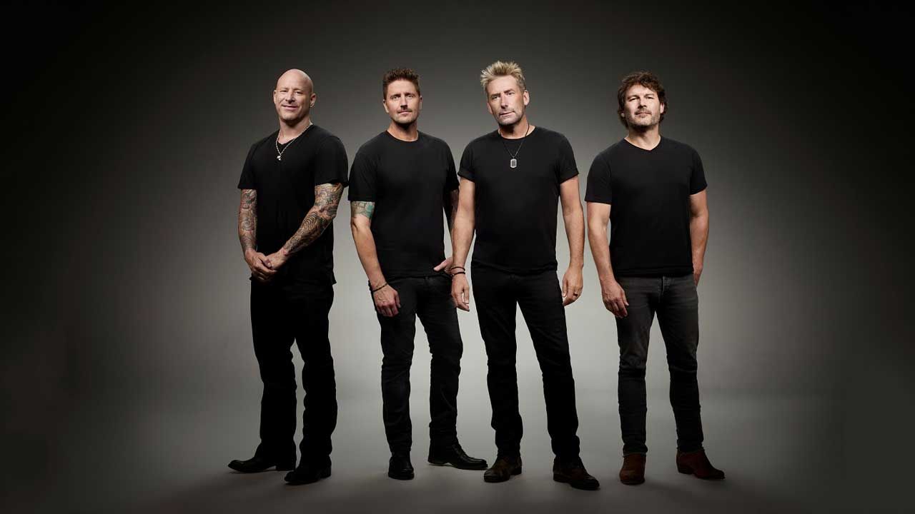 Nickelback studio portrait