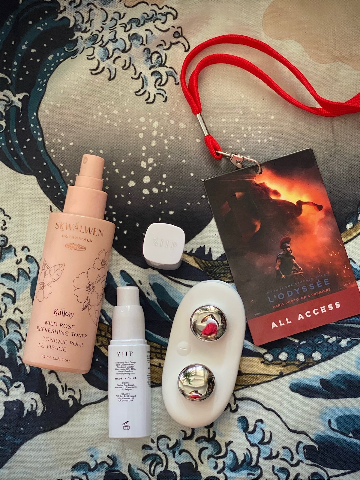 Lupita Nyong'o skin prep products.