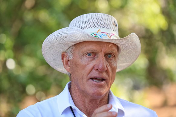 Former LIV Golf boss Greg Norman.
