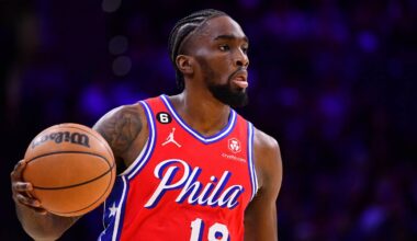 Philadelphia 76ers guard Shake Milton (18) against the Los Angeles Clippers in the second quarter at Wells Fargo Center.