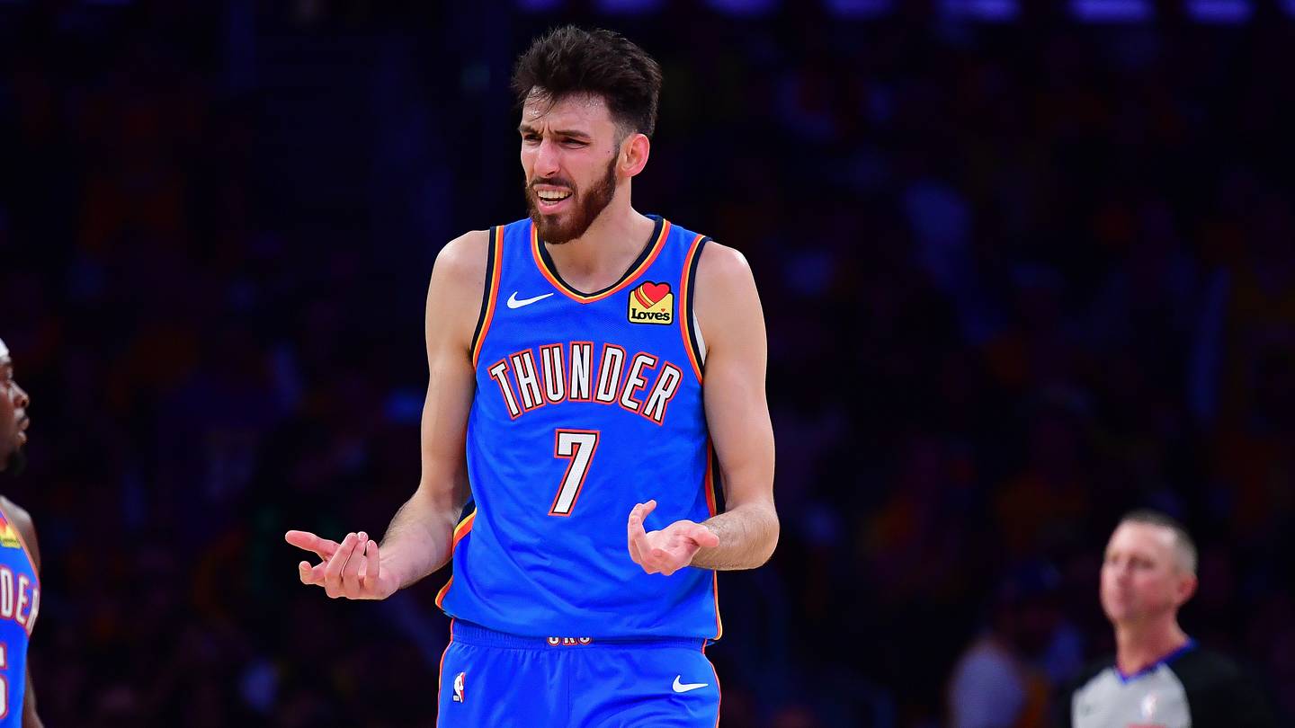 OKC Thunder forward Chet Holmgren