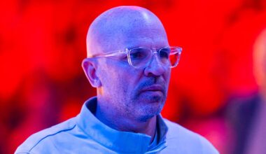 Dallas Mavericks head coach Jason Kidd against the Phoenix Suns at Mortgage Matchup Center on Apr 8, 2026.