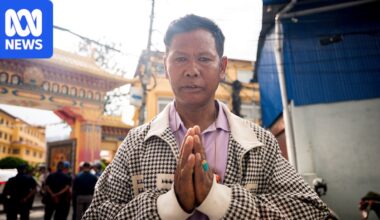 Nepal flood survivors take shelter at monastery turned makeshift evacuation centre