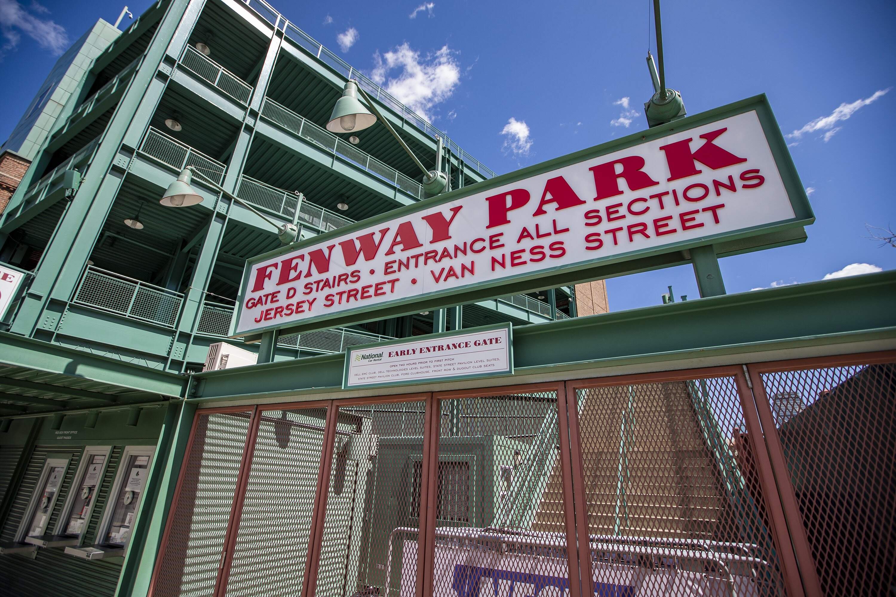 Gate D at Fenway Park. (Jesse Costa/WBUR)