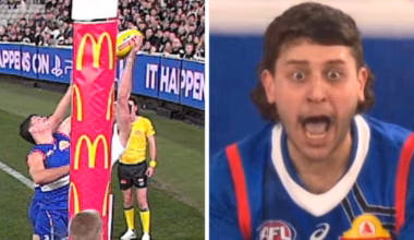 Cameras spot fan act AFL has ‘never seen’ during first ever wildcard final between Bulldogs and Pies