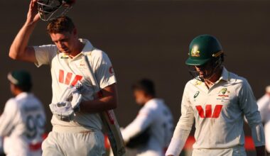 Australia v Bangladesh Test, day 4 live scores and highlights