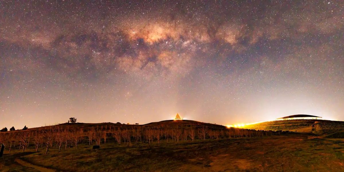 Stargazing Winter in the Woods National Arboretum Canberra