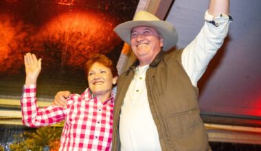 Pauline Hanson and Barnaby Joyce hit Victorian battlegrounds as One Nation unveils new candidates