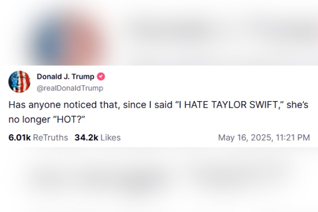 A post by Donald Trump on Truth Social.