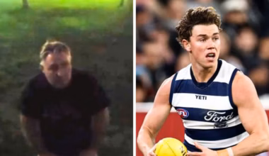 Father of AFL star forced to bark in video following threat over alleged money owed
