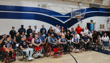 Wheelchair Basketball Square unveiled in Los Angeles to celebrate two years to go