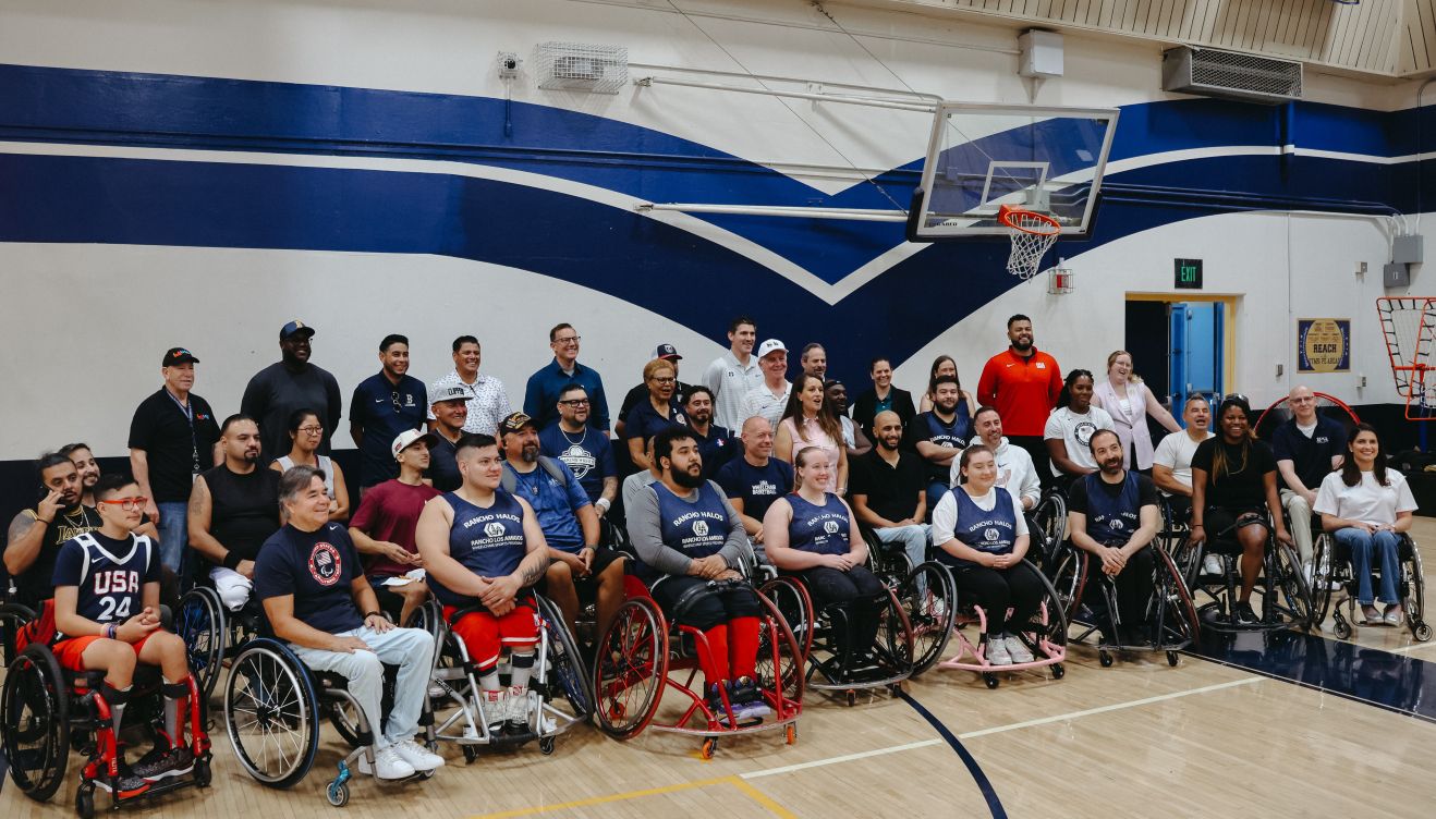 Wheelchair Basketball Square unveiled in Los Angeles to celebrate two years to go