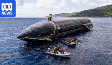 SpaceX rocket begins journey back to Texas from Christmas Island