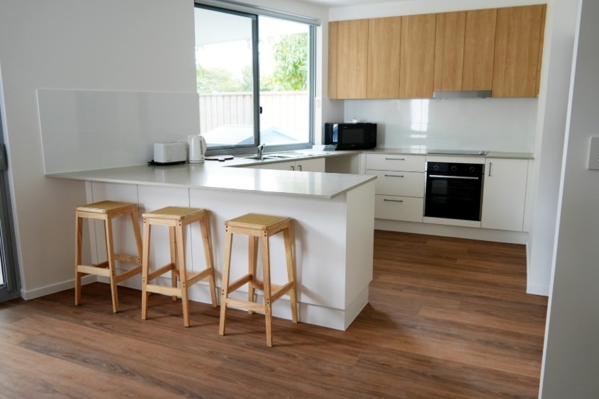 Kitchen looking clean and new