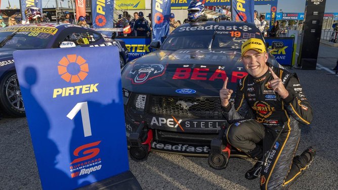 Supercars championship leader Matt Payne reigned in Perth with two wins from the three races. 