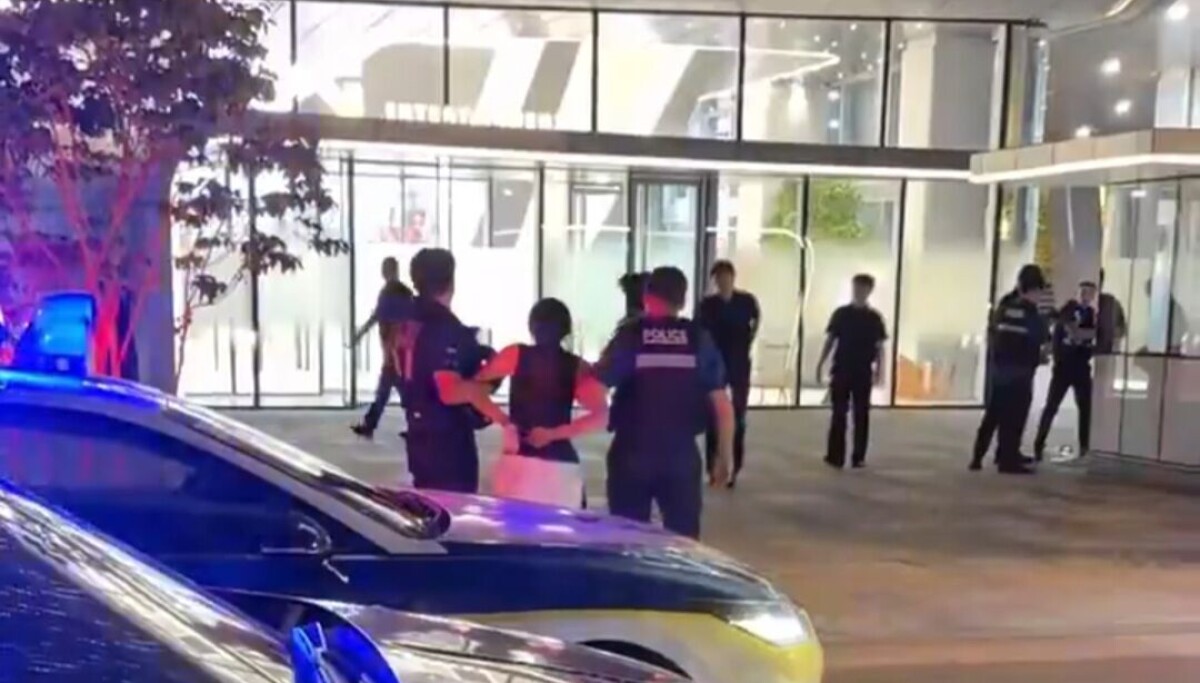 Woman arrested after attacking YG Entertainment headquarters door with golf club in Seoul