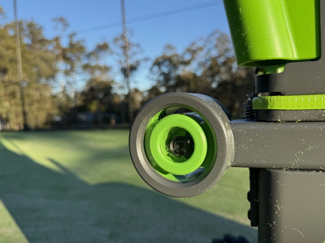 One of the cameras tracking your moves and your return balls
